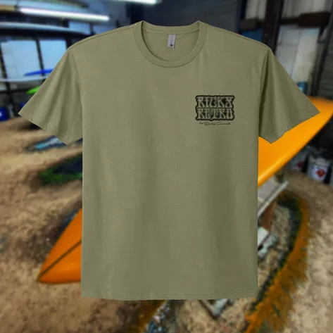 Ricky Retro - Lt Olive front